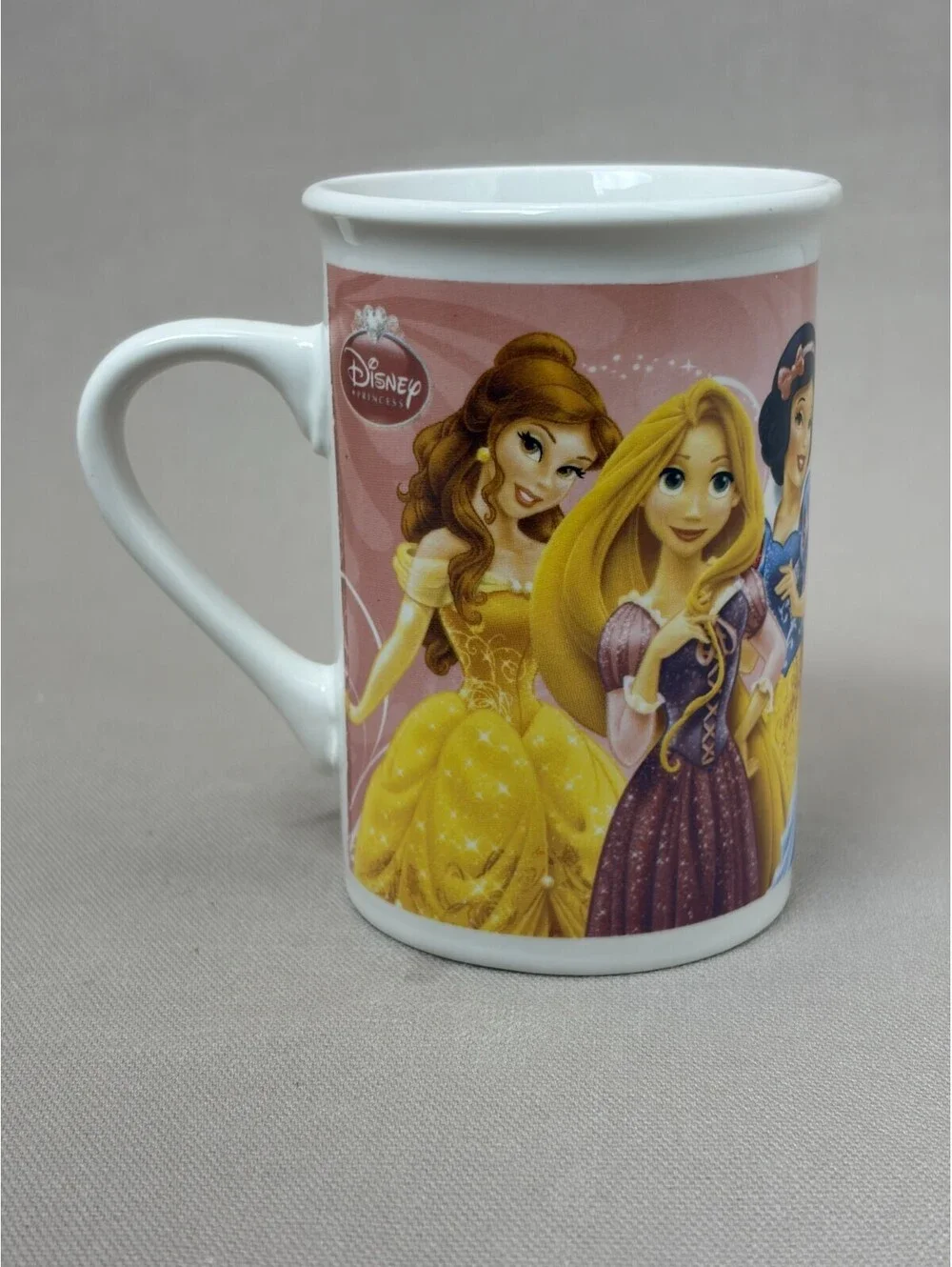Disney Princess Coffee Mug Belle Cinderella Ariel Rapunzel Ceramic Cup 10 oz